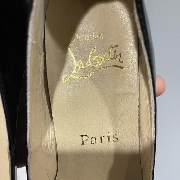 Black Louboutin pumps size 38